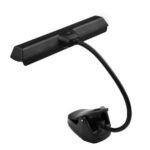 9 LED Flexible Clip-on Music Stand Reading Light Bed Table Desk Lamp Black - Image 7