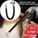 AU Car Air Tyre Tire Chuck Inflator Pump Hose Adapter Valve Connector Tool Clip