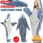 AU Shark Sleeping Bag S-XXL for Shark Blanket Super Soft Cozy Flannel Hoodie