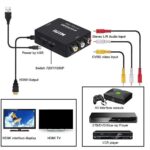 AV to HDMI AV2HDMI Composite RCA CVBS 3RCA Video Cable Converter 1080p Upscaling - Image 2