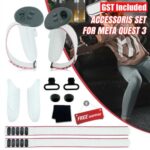 Accessoris Set Lens Cloth Replacement Kit for Meta Quest 3 VR Controller Grips