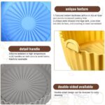 Air Fryer Silicone Pot Air Fryer Basket Liner Non-Stick Reusable Baking Tray NEW - Image 3
