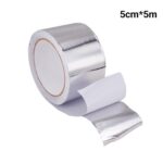 Aluminium Foil Adhesive Sealing Tape Heating Duct Silver Repairs 50mm *5m - Image 3