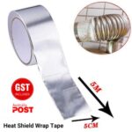 Aluminium Foil Adhesive Sealing Tape Heating Duct Silver Repairs 50mm *5m