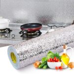 Aluminum Foil Sticker Self Adhesive Oil-proof Waterproof Kitchen Cabinet Wall - Image 4
