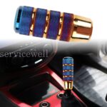 Aluminum Weighted Manual Shift Knobs, Long Stick Shift Knob Gear Shifter Knobs - Image 6