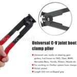 Auto CV Joint Boot Clamps Pliers 2pcs/Set Automobile Car Banding Clamp Tool Kit - Image 6