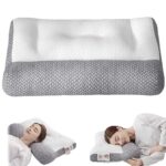 Bed Pillow Cervical Ergonomic Pillow Adjustable Ergonomic Contour Orthopedic AU - Image 5