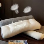 Bed Pillow Cervical Ergonomic Pillow Adjustable Ergonomic Contour Orthopedic AU - Image 4