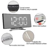 Bedside Digital Clock LED Display Desk Table Time Temperature Alarm Modern Decor - Image 7