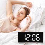 Bedside Digital Clock LED Display Desk Table Time Temperature Alarm Modern Decor - Image 3