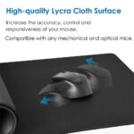 Black Anti-slip Rubber Speed Mousepad Extra Large Size Gaming Mouse Pad Desk Mat - Image 4