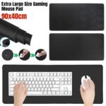 Black Anti-slip Rubber Speed Mousepad Extra Large Size Gaming Mouse Pad Desk Mat - Image 3