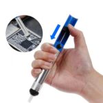 Blue Tin suction pump semi-aluminum tin suction manual non-slip tin suction - Image 6