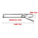 Bottle Opener Multifunctional Beer Adjustable Stainless Steel Jar Lid Gripper AU - Image 2