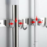 Broom Holder Mop Hanger Wall Mounted Storage Hook Rack Organizer Kitchen Tool - Image 3