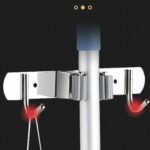 Broom Holder Mop Hanger Wall Mounted Storage Hook Rack Organizer Kitchen Tool - Image 2