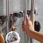 Broom Holder Mop Hanger Wall Mounted Storage Hook Rack Organizer Kitchen Tool - Image 5