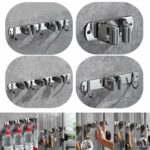 Broom Holder Mop Hanger Wall Mounted Storage Hook Rack Organizer Kitchen Tool - Image 4
