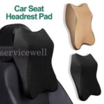 Car Seat Headrest Pad Memory Foam Pillow Head Neck Rest Support Cushion Pad New
