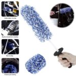 Car Wheel Cleaning Brush Tool Tire Washing Clean Alloy Soft Bristle Cleaner Tool - Image 4