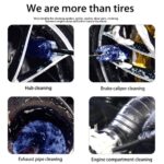 Car Wheel Cleaning Brush Tool Tire Washing Clean Alloy Soft Bristle Cleaner Tool - Image 3