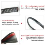 Carbon Fibre Car Door Anti Collision Strip Bumper Trim Edge Scratch Protector 5M - Image 7