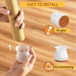 Chair Leg Protector Silicone Cover Pad Table Furniture Feet Floor Protection Cap - Image 4