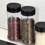 Clear Plastic Spice Bottles Jars Containers Shaker Lid Herb 100ML UP TO 48PCS - Image 2