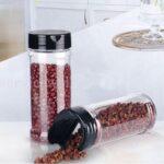 Clear Plastic Spice Bottles Jars Containers Shaker Lid Herb 100ML UP TO 48PCS - Image 3