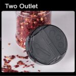 Clear Plastic Spice Bottles Jars Containers Shaker Lid Herb 100ML UP TO 48PCS - Image 5