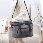 Cooler Bag Outdoor Portable Lunch Bag Thermal Insulated Food Container Bag NEW - Image 5
