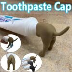Cover Top Pooping Dog Butt Toothpaste Topper Toothpaste Cap Dispenser Squeezer - Image 2