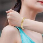 Crystal Diamond Bracelet Pain Relief Magnetic Therapy Braided Bangle Jewellry - Image 5