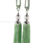 Curtain Holdbacks Rope Tie Backs Tassel Tieback Beaded Home Decor up to 4 Pairs - Image 5
