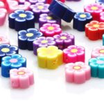 DIY 50x Flower Floral Clay Beads Mixed Colour Polymer Handmade Jewellery Making - Image 5