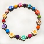DIY 50x Flower Floral Clay Beads Mixed Colour Polymer Handmade Jewellery Making - Image 3