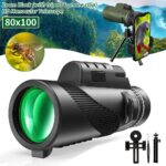Day / Night Vision 80x100 Zoom HD Monocular Telephoto Monocular Telescope BAK4 - Image 5