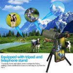 Day / Night Vision 80x100 Zoom HD Monocular Telephoto Monocular Telescope BAK4 - Image 2