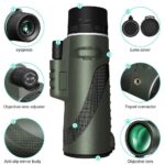 Day / Night Vision 80x100 Zoom HD Monocular Telephoto Monocular Telescope BAK4 - Image 3