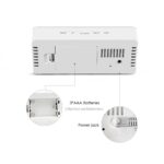 Digital Led Mirror Desk Alarm Clock Table Temperature Time Snooze USB Battery - Image 7