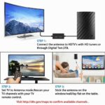 Digital TV Antenna 5600 Miles Range Indoor Outdoor HDTV Amplifier Signal Booster - Image 2
