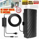 Digital TV Antenna 5600 Miles Range Indoor Outdoor HDTV Amplifier Signal Booster