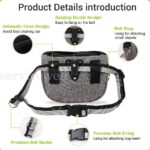 Dog Training Bag Dog Treat Pouch Pet Waste Bag Dispenser Dog Poop Bag Holders AU - Image 4