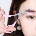Eyebrow Trimmer Grooming Scissors Eyelash Thinning Shears Comb Brow Shaping Tool - Image 3