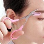 Eyebrow Trimmer Grooming Scissors Eyelash Thinning Shears Comb Brow Shaping Tool - Image 4