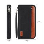 Family Travel Wallet Passport Holder w RFID Blocking Document Organizer Case - Image 2