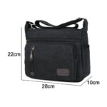 Fashion Men's Canvas One Shoulder Messenger Bag Messenger Bag Travel Men's Bag - Image 2