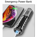 Flashlight Multifunctional Rechargeable Flashlight for Outdoor BLACK - Image 7