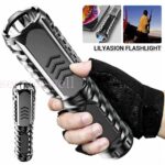 Flashlight Multifunctional Rechargeable Flashlight for Outdoor BLACK - Image 2